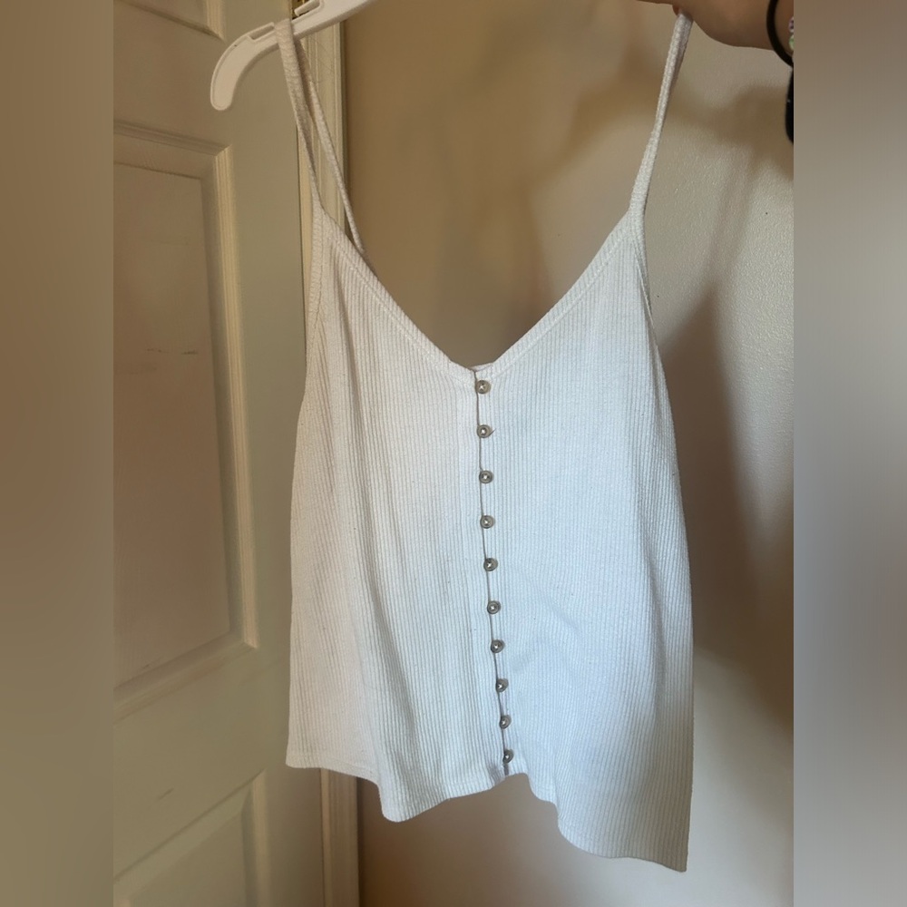 American Eagle white tank top size small